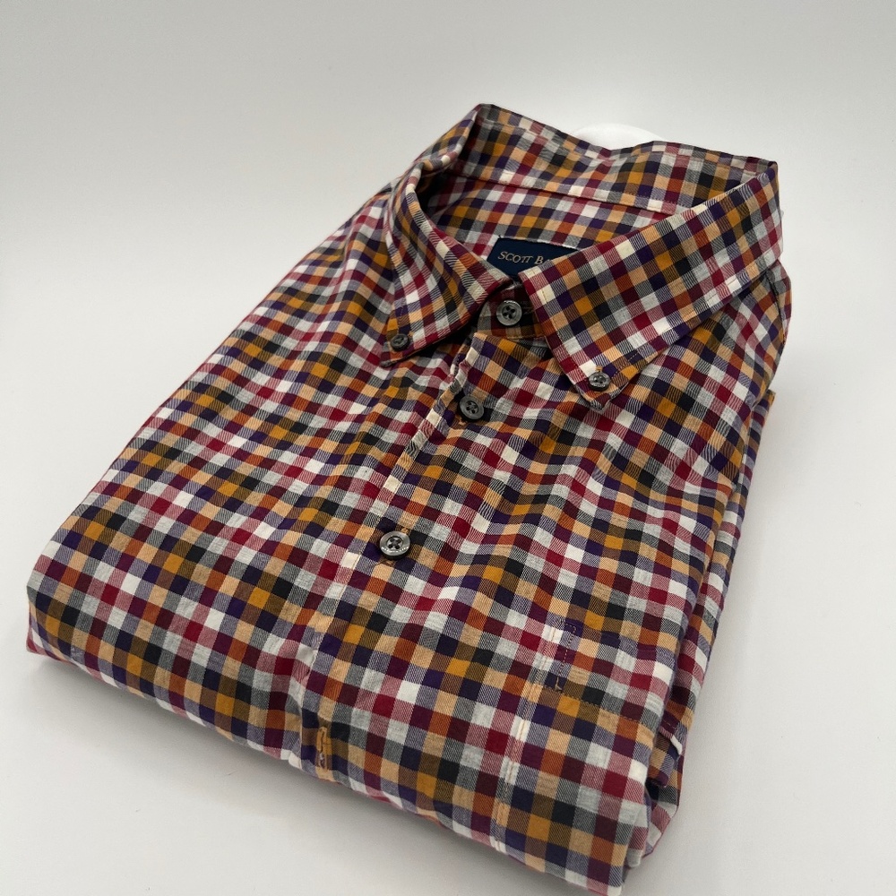 Scott Barber long sleeve mens polo